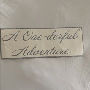 A One-derful Adventure Sticker